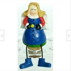 Angel Wings Wine Stopper Cork 2.75"